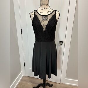 Grace Karin Black Lace Dress NWT